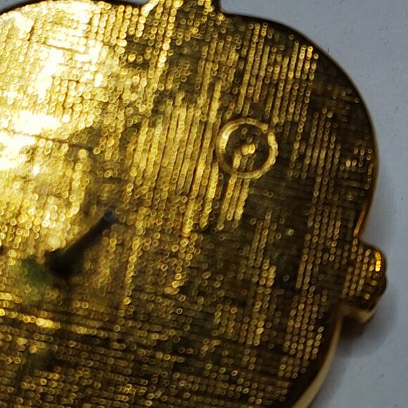 Avon 1988 Victorian Spring Earrings Gold Tone Pink Cabochon Faux Pearl Vintage - Picture 5 of 8